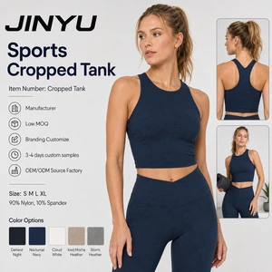 Wholesale OEM Australia Showroom Cash Accepted Non-Toxic Yoga Tank Top Women Cropped Gym Vest Dark Grey