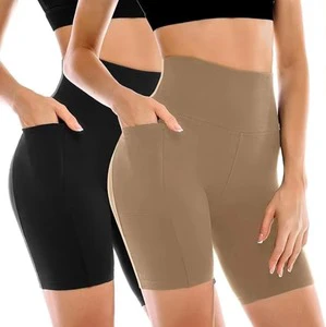 Hot Selling Lightweight Quick Dry Fitness Wear Adult Size Breathable Women Yoga Shorts High Elastic Yoga Leggings Pants