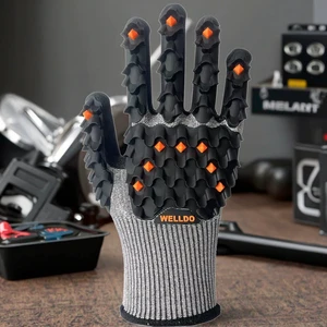 Industrial Heavy Duty Work Breathable Gloves Anti-Cut A6 Anti-Impact Level 3 Anti-Slip Gloves for Work Protection