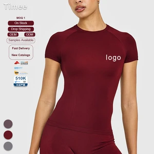 Yoga Top Quick-drying Fitness Yoga Wear Short-sleeved Top for Women