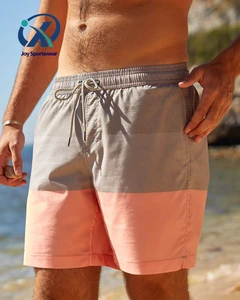 Mens Drawstring Quick Dry Waterproof Custom Board Shorts Fishing Surf Swimwear Manufacturer Swim Trunks