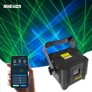 SHEHDS 3W Laser Spot Light Animation Laser Light Christmas Lights Outdoor Waterproof Ip65 DMX APP Mode For DJ Music