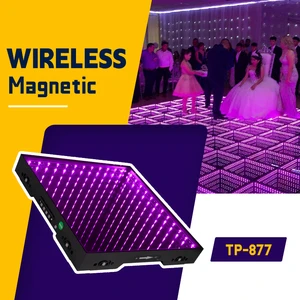 Lighted Wedding Dj 3d Mirror Rgb Dancing Lumineuse Led Dance Floor for Party Stage