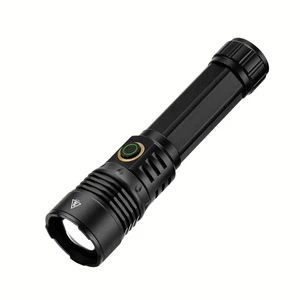 Magnetic Base Zoomable Powerful 20W White Laser LED Flashlight 1000LM Type-C Rechargeable Tactical Searchlight Camping Torch