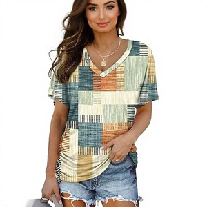 Summer Essential Women's Casual Regular Fit Knitted Eco-Friendly Quick Dry Breathable 180g Short Sleeve T-Shirts Wholesale