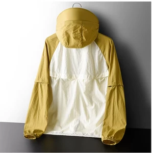 Women's Lightweight Summer Sunscreen Skin Clothes UV protection Jacket with air Holes on Backside Quick Dry Cold Feeling Jacket