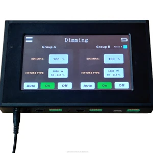 Control up to 100 Ballasts 0-10V Dimming Touchscreen Controller