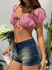 High Quality Skinny Mid Waist Summer Denim Shorts Women Trendy Washed Design Casual Sexy Elastic New Arrival