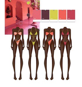 OEM Professional Swimwear Beachwear Manufacturer Designer Low MOQ Made Swimsuit Set With Logo Custom Design Women Bikini 2023