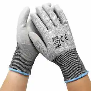 SONICE Best Seller Level 5 HPPE Nitrile Anti-Cut Stab Proof Gloves CE/EN388 Certified Anti-Slip Protective Safety Gloves