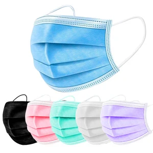 Breathable 3-Ply Disposable Civil Face Mask High Filtration Non-Woven Protective Mask for Daily Outdoor & Travel Use