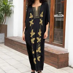 V Neck Pattern Printing Beach Cover Ups Bikini Cover up Wholesale Manufacturer Holiday Dress Factory Directly