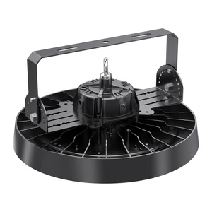 Highbay 100w 150w 200w 250w Commercial & Industrial Dip Dimmable Hi Bay Indoor Warehouse Factory Fixture Ufo Led High Bay Lights