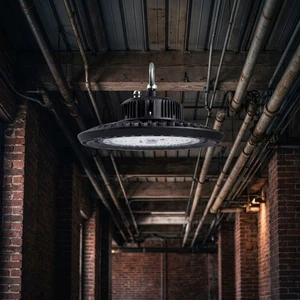 IP66 Aluminum Housing Industrial for Ceiling Light with 6500K High Brightness for Warehouse Workshop Garage Lighting