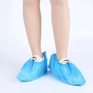 High Quality 25G Non-Woven Disposable Indoor Safety Shoe Covers Elastic Visitor Shoe Covers for Personal Care-Wholesale