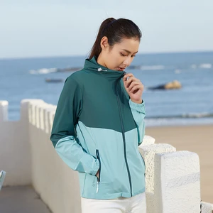 Factory OEM Wholesale Sun Protection Rash Guard Clothing Sunscreen Jacket for Women