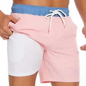 Manufacturer Custom Summer Men's Swimming Trunks High Quality New Design Customizable logo Beach Shorts