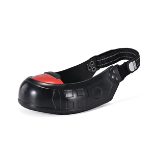 Reusable AluminumToe Safety Overshoes for Factory Visitors Slip Resistant Rubber Shoe Covers