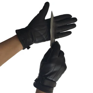 BSCI Factory EN388 Level 5 Certified Leather Gloves-Tactical Cut Resistance Goat Skin Outdoor Use Water Chemical Resistant Fire