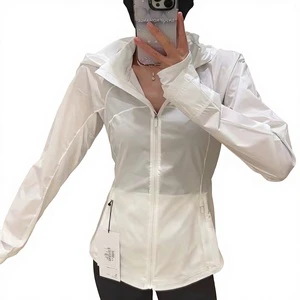 Summer Sun-Protective UPF50 Clothing Luludarling Women's Slim-Fit Skin Shirt Breathable Lightweight Outdoor Hooded Jacket