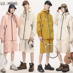Outdoor Sun Protection Set Summer Original Yarn Quick Dry UV Protection Sun Jacket Casual Anti-Ultraviolet Sunscreen Outfit