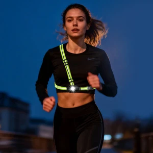 Factory Direct 2200mAh Long Lasting Running Light With Red White LED and Flash Mode Outdoor Sports Night Run Chest Lamp