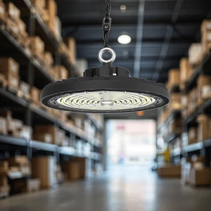 UFO Highbay 100w 150w 200w Commercial & Industrial DIP Dimmable High Bay Light for Indoor Warehouse