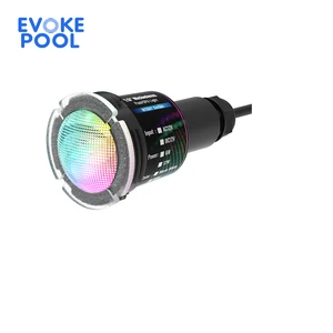 Pool Light With PPS Housing IP68 RGBW Color 12V AC 1.5Inch LED ETL Underwater Swimming Pool Lighting Compatible With Microbrite