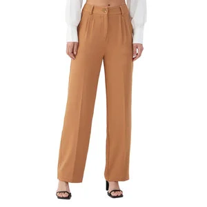 New Spring Women's Wide Leg Fitness Wear Breathable Anti-Wrinkle Mid Waist Elegant Long Trousers 2022 New Arrival