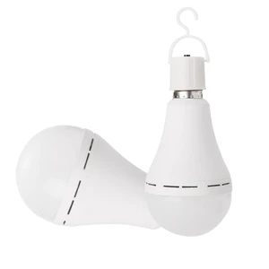 Wholesale Outdoor Camping Home LED Plastic Lithium Battery Rechargeable Emergency Bulb 220V Dimmable IP20 Rated 3 Hours