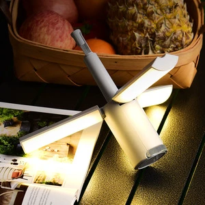 Folding Outdoor Camping Portable Rechargeable High Capacity Emergency Lamp Flashlight HangingTent Hanging Light Lantern