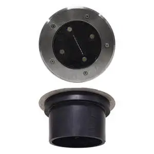 China Supplier Best Selling Product Marker Step 8LEDS Energy Rain-proof Round Ground Light Buried Decorative Lamp in Brick Decor