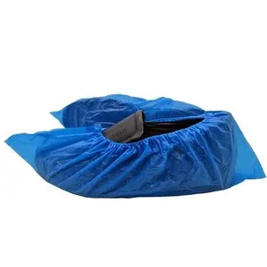 CPE Shoe Covers With 3 Gram Weight Offer Balanced Protection With Embossed Sole And Elastic Band Double Security