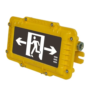 Fire Emergency Exit Sign Luminaire Explosion-proof LED Light with IP66 Rating and 1-Year Warranty for Flammable Explosive Areas