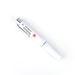 Premium PVC Medical LED Penlight With Pupil Gauge Scale For Doctor Nurse Clinical Diagnostic Examination Use