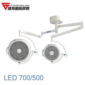 Ceiling Mounted Medical LED Shadowless Surgical Operating Lamp with Electricity Power Source High CRI 96 30000 Lux Illumination