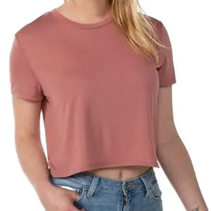 Latest Style Women's Plus Size Crop Top T-Shirt Unique Color Printed Cotton Wholesale Rate From Pakistan Manufacturer