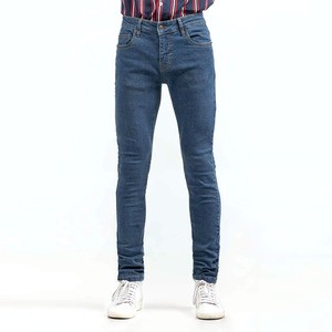 High Quality Breathable Men's Casual Jeans Customized Logo New Fashionable Straight Style Plus Size Adult Jeans