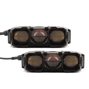 3 Lens Car Led Front Grille Lights 3000K 6500K 116W Off-road Vehicle Suv Truck Led Auxiliary Lights Biled Grille Light
