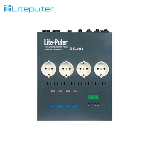 4CH DMX-512 Dimmer Pack with Leading-edge Outputs 7200W Max Load 30A Total Current