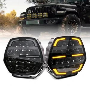 Raych R06 7/9 INCH Led Driving Light 120w 160w White Color+flash DRL Led Offroad Work Lamp For Jeep UTV Truck