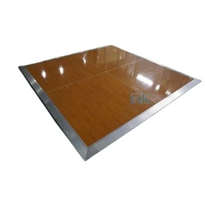 Square Dance Floor Quick Install Aluminum Edge Wooden Dance Floor Sale