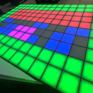 Active Team Building Interactive 30x30cm LED Dance Floor Jumping Grid for Kids Family Entertainment Center PRO MAX Version