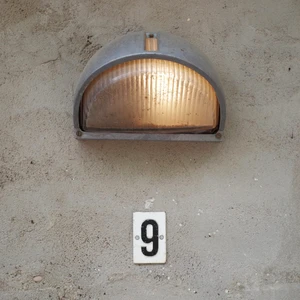 Antique Exterior Wall LED Lights Aluminum Garden Mounted Lantern Waterproof Fixture Street Glass Outdoor Gold Wall Lamp