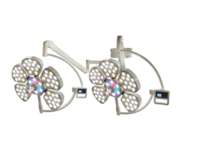 Hospital Medical Surgical Lighting LED Shadowless Lamp Electric Portable 5 Petals Ceiling/Wall Mounted Adjustable