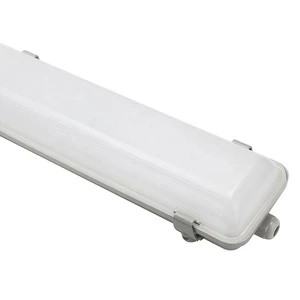 Waterproof IP65 Tri-proof Light 10W-50W LED Rechargeable Emergency Lamp for Warehouse Batten Design