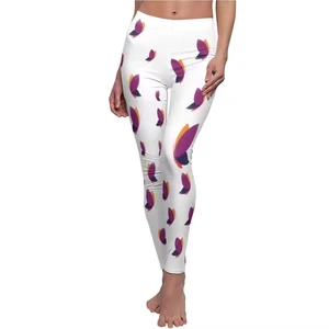 High Waist Nylon Athletic Yoga Pants for Women for Butter Soft Gym Elastic Waist Workout Leggings Mid Waist ODM Yoga Leggings