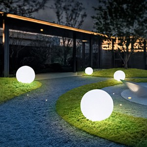 RGB Powered Floating Pool Ball Night Light LED Dimmable Lamp with Remote Garden Party Inflatable Waterproof Plastic Body