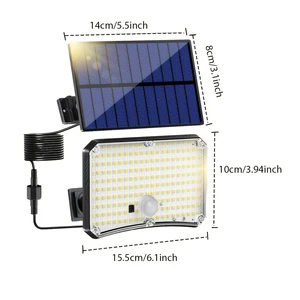 Super Bright Anti-Theft Solar Street Light Home Outdoor Garden Security with Human Body Sensing Home Safety Product