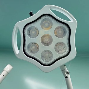Portable Electric LED Operating Lamp Mobile Surgical Light Dental Clinic Medical Examination Shadowless Standing Operation